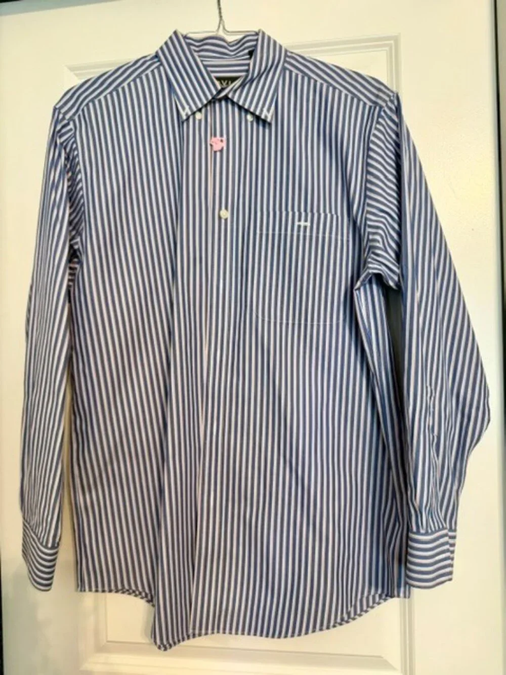 Orvis Sporting Tradition Shirt Mens Long Sleeve 100% Cotton Button Down - size M